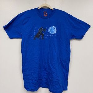 BUSTEDTEES Men’s 100% Cotton T-shirt Large